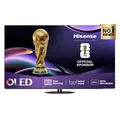 Produktbild: Hisense 55A85Q 139cm (55 Zoll) Fernseher, 4K UHD OLED Smart TV,120Hz, HDMI 2.1, Game Mode Pro, AMD FreeSync Premium, Dolby Vision IQ & Atmos, Bluetooth, Alexa Built-in, Schwarz, [2025]