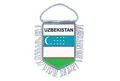 Produktbild: Akachafactory Wimpel mini Flagge Fahne flaggen miniflagge usbekistan