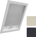 Produktbild: WOLTU Thermo Dachfenster Rollo ohne Bohren Sonnenschutz Verdunkelungsrollo mit Saugnäpfen, Thermorollo Hitzeschutz für Dachfenster Dunkelgrau, 48x73 cm
