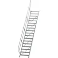 Produktbild: MUNK Treppe 45°  inkl. einen Handlauf, 800mm Stufenbreite, 18 Stufen