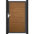 Produktbild: GroJa Steckzaun Tor BasicLine Universal-DIN DB Golden Oak