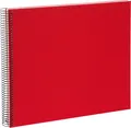 Produktbild: Goldbuch Spiralalbum Bella Vista rot 35x30 cm 40 weiße Seiten