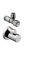 Produktbild: hansgrohe Eckventil mit Abdeckung, Chrom