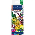 Produktbild: Faber-Castell 164525 6er Etui Goldfaber Aqua Dual Marker Graffiti mit Pinselspit
