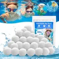 Produktbild: AFXXE 800g Filterbälle Sandfilteranlagen Pool Aquarium Filterballs Schwimmbad