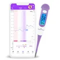 Produktbild: Easy@Home Basalthermometer Fruchtbarkeitsthermometer Ovulationstest zur Zykluskontrolle und Eisprung