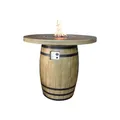 Produktbild: Elementi Gasfeuerstelle Tuscany, Holzoptik Redwood, inkl. Druckminderer