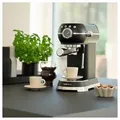 Produktbild: HOME DELUXE Siebträgermaschine EXQUISITE, 15 Bar, inkl. Milchschaumdüse, Kaffeemaschine, Espressomaschine schwarz