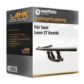 Produktbild: Für Seat Leon ST Kombi 06.2014-10.2016 WESTFALIA Anhängerkupplung abnehmbar NEU