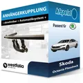 Produktbild: Für Skoda Octavia Fliessheck 2012-2020 WESTFALIA Anhängerkupplung abnehmbar neu