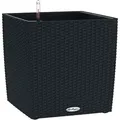Produktbild: Lechuza® Pflanzgefäß Cube Cottage 30 cm x 30 cm x 30 cm Graphitschwarz