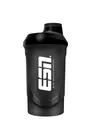 Produktbild: ESN Shaker, Black, 600 ml, auslaufsicher, Shaker mit Messskala zum einfachen Dosieren, frei von BPA & DEHP