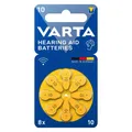 Produktbild: Varta Hörgerätebatterie 10 8 Stück (8 Stk., PR70, 105 mAh) (24610 101 418)