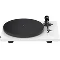 Produktbild: Pro-Ject E1 BT weiss voreingestellter Ortofon OM 5E Tonabnehmer Plattenspieler weiß