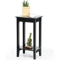 Produktbild: Costway Beistelltisch, Schwarz, Holz, 30x74x40 cm, Wohnzimmer, Wohnzimmertische, Beistelltische