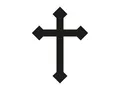 Produktbild: Plott Aufkleber Religion Kreuz  Sticker Holy Christian Christlich Kruzi