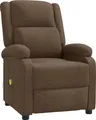 Produktbild: vidaXL Massagesessel Braun Stoff