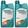 Produktbild: ADDINOL STOßDÄMPFERÖL B SAE 5W 2x1 Liter ISO VG 15 Gabelöl Telegabelöl