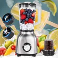 Produktbild: 2 in 1 600W Standmixer Edelstahl 1,5L Ice Crusher Smoothie Maker Universal Mixer