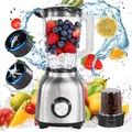 Produktbild: 2 in 1 1,5L Standmixer Universal Mixer Smoothie Maker Ice Crusher Edelstahl 600W