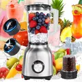 Produktbild: 2 in 1 Standmixer Smoothie Maker Rührmaschine Milchshaker 1,5L Ice-Crusher Mixer