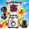 Produktbild: 2 in 1 600W Standmixer Blender Smoothie Maker Universal Mixer 1,5L Ice Crusher 
