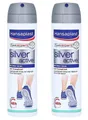 Produktbild: ✅Hansaplast Fußspray Fuß Deo Silver Active Antitranspirant 72h Schutz 2x 150 ml✅