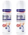 Produktbild: ✅ Hansaplast silver active Fußspray Fuss Deo 72h Schutz vor Fussgeruch 2x 150ml✅