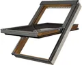 Produktbild: Fakro Schwingfenster Eichendekor PTP-V GO P2 55x78 cm
