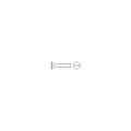 Produktbild: DIN 963/ISO 2009 Senkkopfschraube M6x40 Messing blank Schlitz 100 Stk