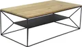 Produktbild: Couchtisch mit Ablage 110x40x60 Robin Eiche Metall
