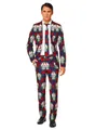 Produktbild: SuitMeister Partyanzug SuitMeister Day of the Dead Kostüm Anzug, Für morbide Typen: cooler Anzug für Halloween