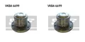 Produktbild: SKF 2x Radnabe Radlagersatz vorne für Mercedes Sprinter 35-T Kasten B907 B910