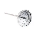 Produktbild: BIlinli Edelstahl Bimetall-Thermometer 1 / 4PT Gewinde L = 100mm 0~50 ~ 300 ℃ WSS-303 Temperaturmessgeräte Bimetall-Thermometer-Rohr-Thermometer