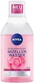 Produktbild: NIVEA Rosenwasser Mizellenwasser (400 ml), Gesichtsreinigung mit MicellAIR Technologie und natürlichem Rosenwasser, sanftes Mizellen Reinigungswasser