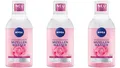 Produktbild: NIVEA Rosenwasser Mizellenwasser 3x400ml – Sanfte Reinigung mit Rosenwasser 🌹✨
