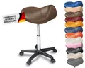 Produktbild: Duke-Handel Drehhocker Sattelhocker, Arbeitshocker, Rollhocker, Hocker, Sattelstuhl (1 St., in vielen Farben erhältlich), höhenverstellbar, ergonomisch, Rückenschonend
