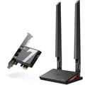 Produktbild: TP-Link Archer TBE550E WiFi 7 Bluetooth 5.4 Adapter BE9300 Triband, PCI Express, 2x Externe Antenne