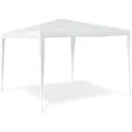 Produktbild: Relaxdays Pavillon, Weiß, Kunststoff, Metall, 300x250x300 cm, Sonnen- & Sichtschutz, Pavillons & Pergolas