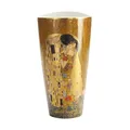 Produktbild: Gustav Klimt Porzellanvase DER KUSS mit Echtgold Dekor H 28cm Goebel