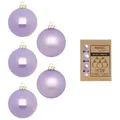 Produktbild: 24 Weihnachtskugeln 3cm Glas Christbaumkugeln Weihnachtsbaumkugeln Lilac Breeze