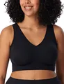 Produktbild: Schiesser Damen nahtloses Bustier mit herausnehmbaren Pads - Invisible Soft, schwarz_170364, 46