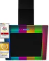 Produktbild: Exquisit  KFD 607-2 L Kopffrei-Dunstabzugshaube | Glasschirm | Rand beleuchtet | 7-Farben LED