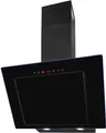 Produktbild: Exquisit Dunstabzugshaube KFD607-2L | Kopffreihaube schräg | 54 cm | 311 m³/h | Touch Control | LED 7 Farben | Schwarz, B (Spektrum: A bis G)