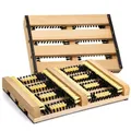 Produktbild: TIMELEOS Schuhabstreifer Aussen, rutschfest ideal für Aussenbereich und Innenbereich mit kräftigen Borsten, Bürsten, Fussabtreter, Schuhabtreter, Schmutzfangmatte, Seitenleisten (helles Holz, 1)