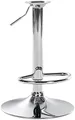 Produktbild: CLP Barhocker-Gestell I Höhenverstellbare Barstuhl-Säule I 8 X 8 cm Lochabstand, Farbe:Chrom
