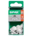 Produktbild: SPAX Abdeckkappe Spax Abdeckkappen weiß zum stecken - 25 Stk.