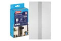 Produktbild: tesa Insektenschutz-Fensterrahmen Klett Fliegengitter Premium für Türen - ohne Bohren, (Spar-Set, 1-St., INSECT STOP - (2 x 65cm)120cm x 220cm - Anthrazit (Durchsichtig), Insektenschutz mit Klettband, rückstandsfrei entfernbar, zuschneidbar