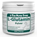 Produktbild: L-Glutamin 100% rein Pulver 250 g vegan - Nahrungsergänzungsmittel zur Unterstützung der Leistungsfähigkeit der Muskelzellen