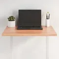 Produktbild: vidaXL Tischplatte 60x40x2 cm Massivholz Eiche Behandelt Baumkante